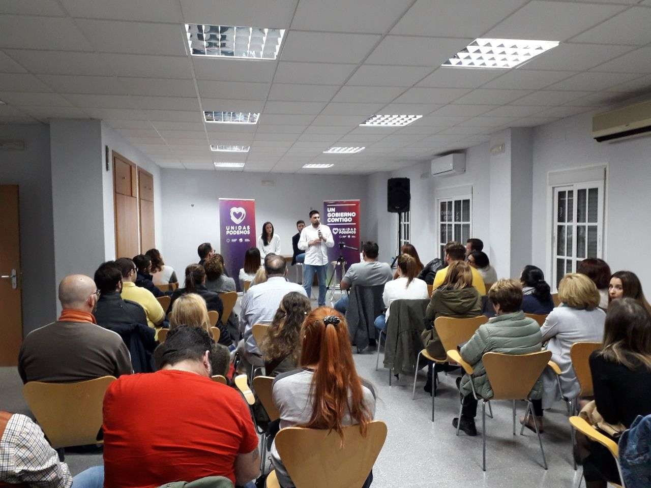 Acto de Unidas Podemos en Las Cabezas de San Juan