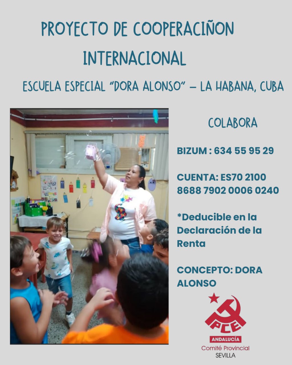 Cartel Dora Alonso