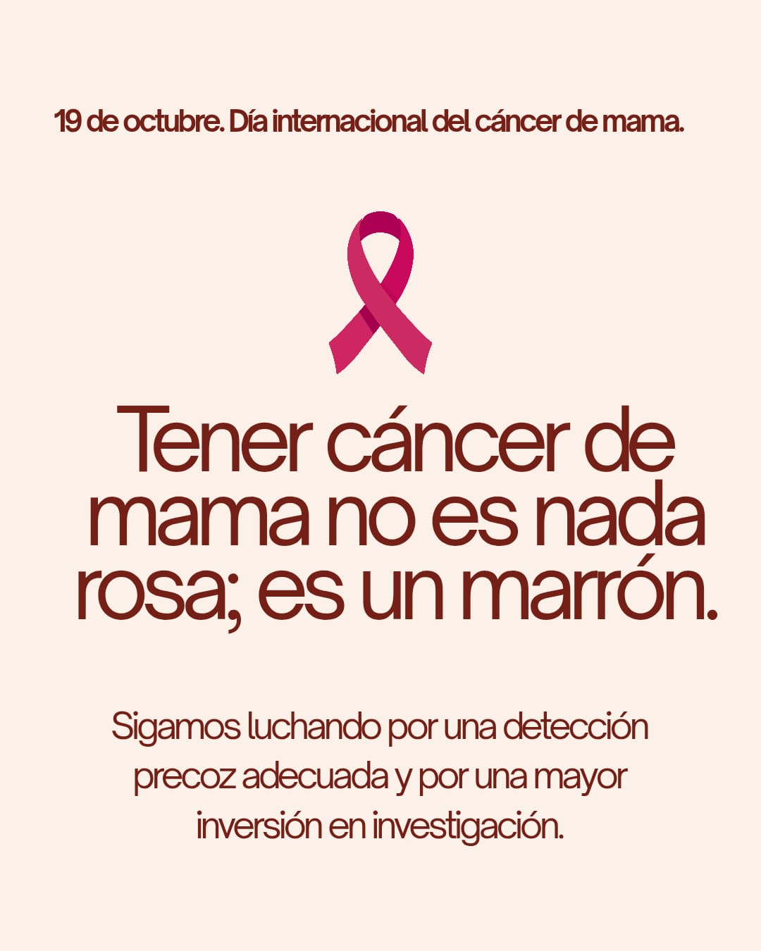 Ni olvido, ni perdono. 19 de octubre. Día Internacional del Cáncer de Mama. 3 WhatsApp Image 2026 10 17 at 00.07.50